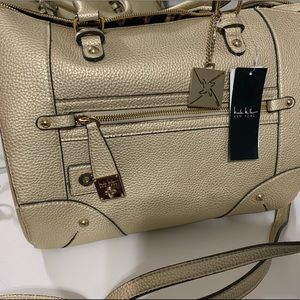 Nicole Miller New York gold purse